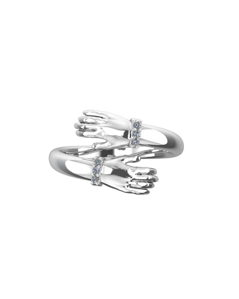 Hug Diamond Ring : VYR59