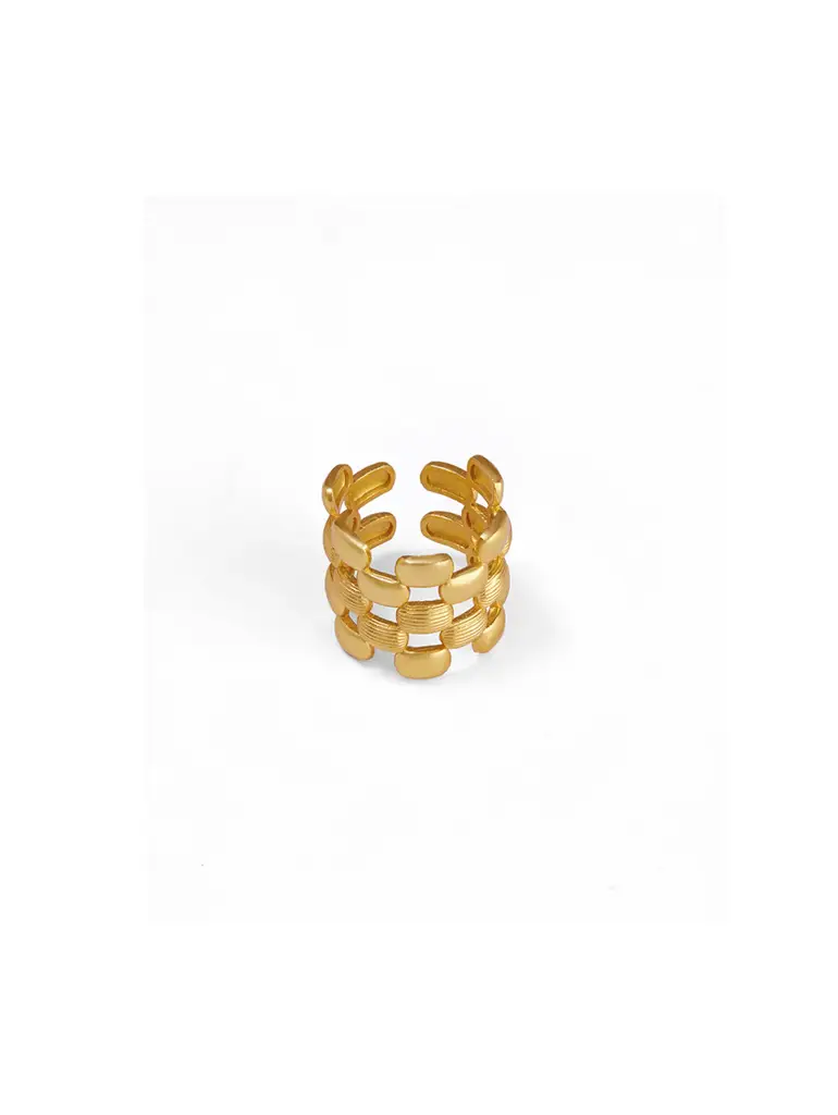 Golden Cutout Chain Ring : M09-EA