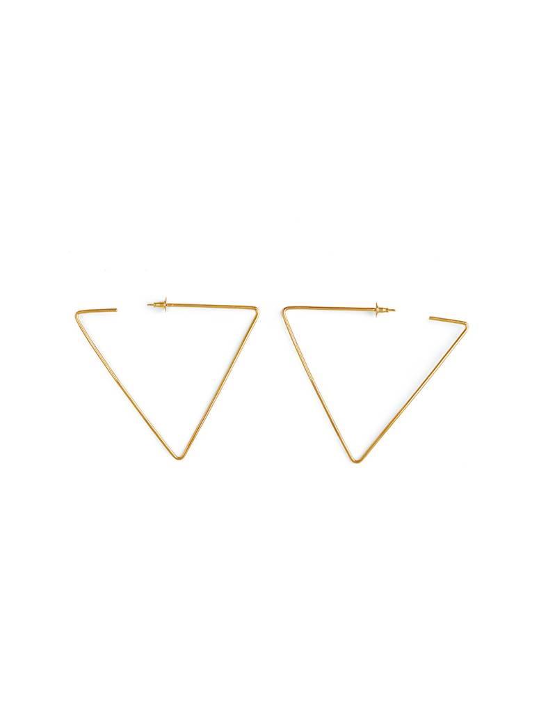Inverted Triangle Hoops : H23-EA
