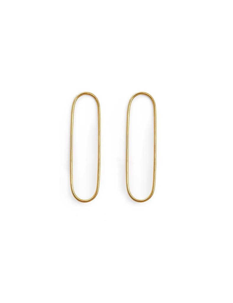 Sleek Oval Hoops : H20-EA