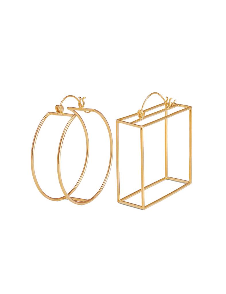 Mini Mismatched Hoops : H01-EA