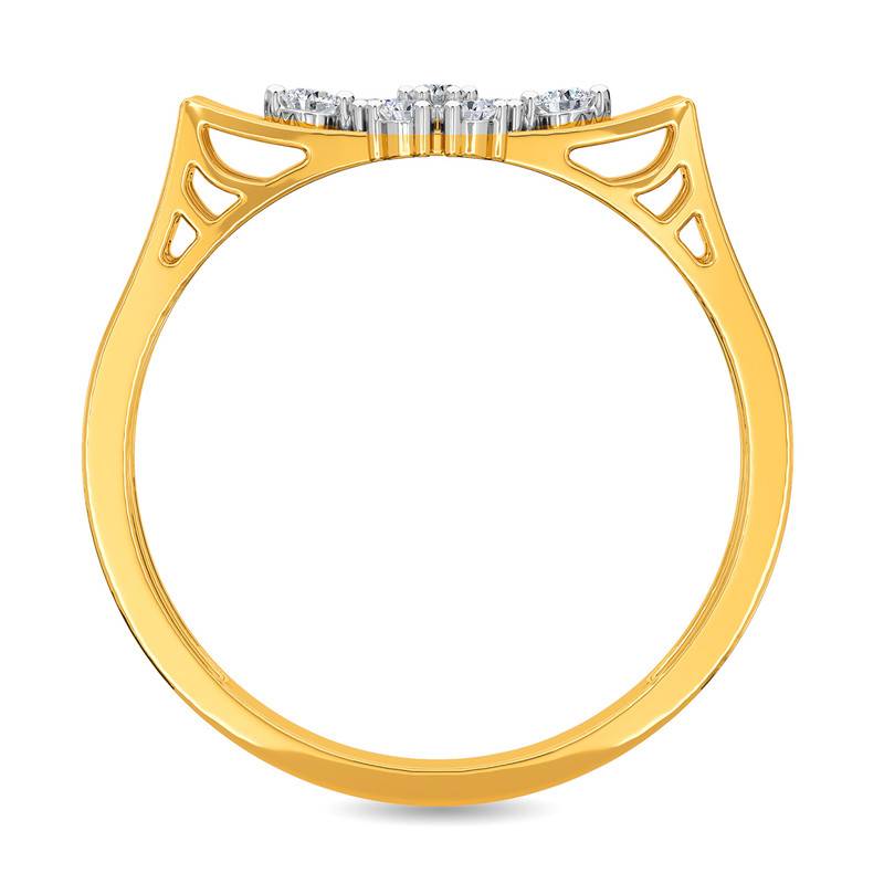 Kisna 14K Yellow Si Diamond Gold Rings For Women | Takara