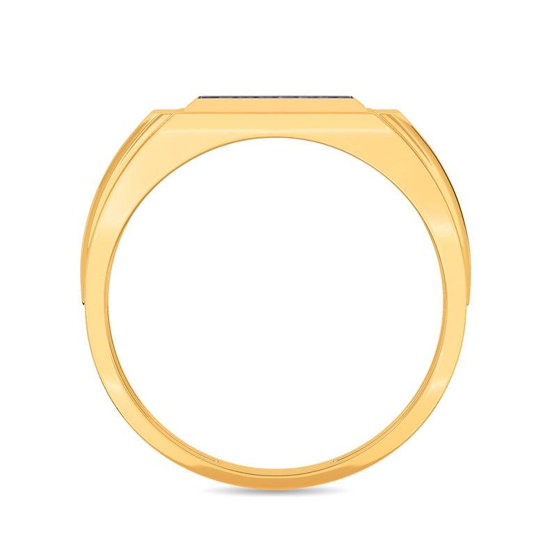 Kisna 14K Yellow Si Diamond Gold Rings For Men | Diamond Gold
