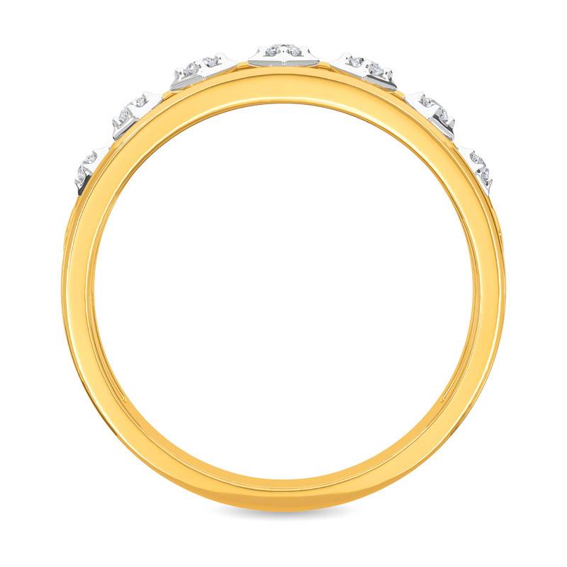 Kisna 14K Yellow Si Diamond Gold Rings For Women | Erika