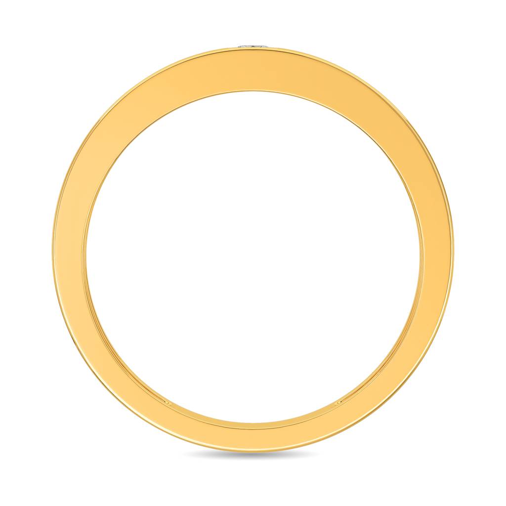 Kisna 14K Yellow Gold Shelly Diamond Ring For Her For Women : W90030L
