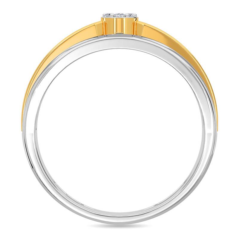 Kisna 14K Yellow Si Diamond Gold Rings For Men | Samuel