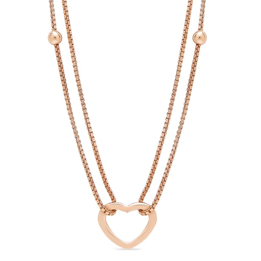 Heartrose Gold Plated 925 Sterling Silver Waist Chain : WC-10004-34-RG