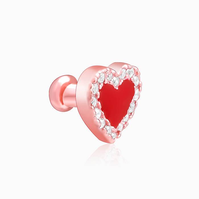 Giva 925 Rose Gold Tender Heart Watch Pins | Gifts For Women And Girls | With Certificate Of Authent : WC011WC011