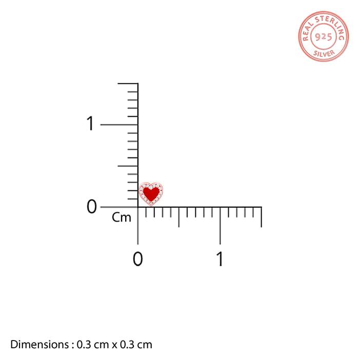 Giva 925 Rose Gold Tender Heart Watch Pins | Gifts For Women And Girls | With Certificate Of Authent : WC011WC011