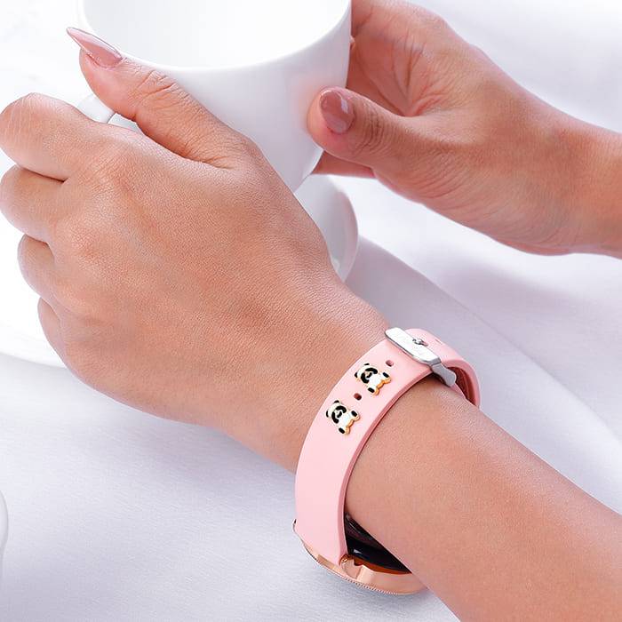 Giva 925 Sterling Silver Golden Peek-A-Boo Panda Watch Pins- Fits In Bracelet, Pendant And : WC015WC015