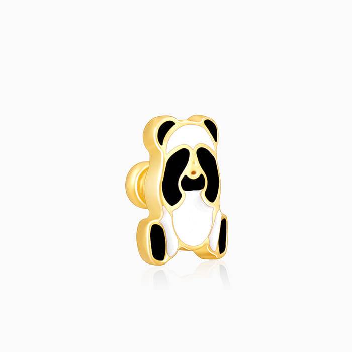 Giva 925 Sterling Silver Golden Peek-A-Boo Panda Watch Pins- Fits In Bracelet, Pendant And : WC015WC015