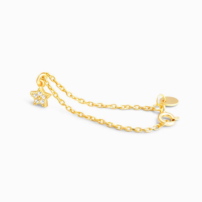 Giva 925 Golden Star Delight Watch Charm - Without Chain, Fits In Bracelet, Pendant And Necklace | Gifts For W : WC018