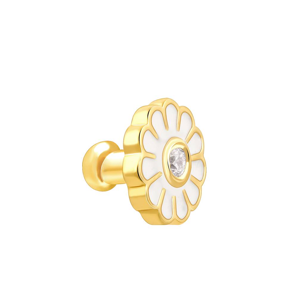 925 Silver Golden Cute Daisy Watch Pins : WC031WC031