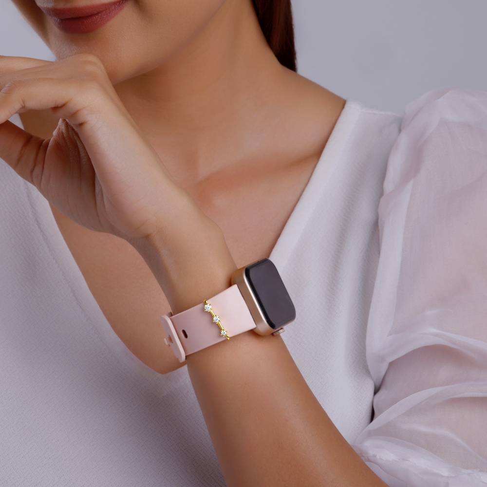 925 Silver Golden Spark Watch Band : WC039