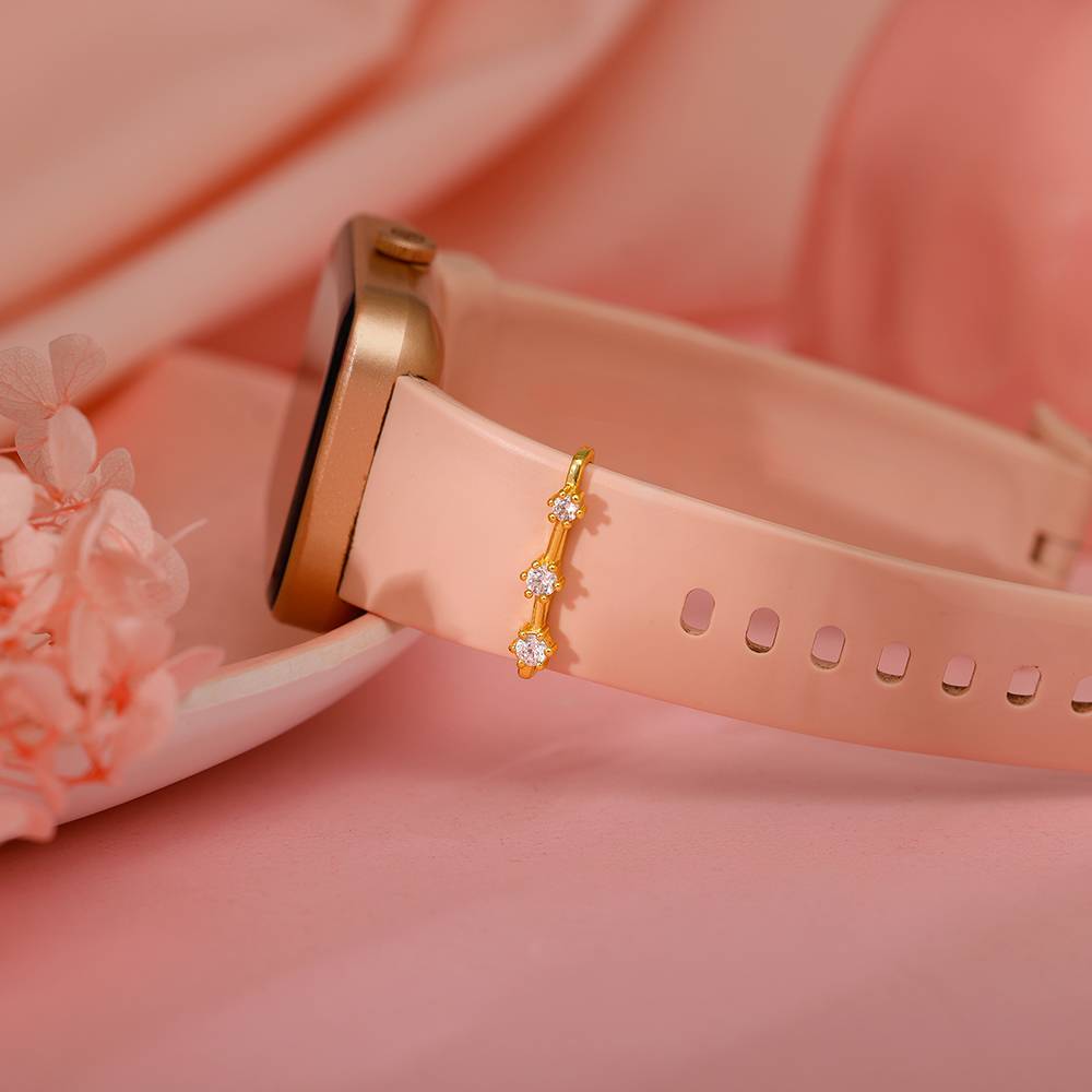 925 Silver Golden Spark Watch Band : WC039