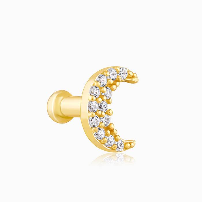 Giva 925 Silver Golden Crescent Moon Watch Pins,Adjustable | Gifts For Women And Girls | W : WC045WC045