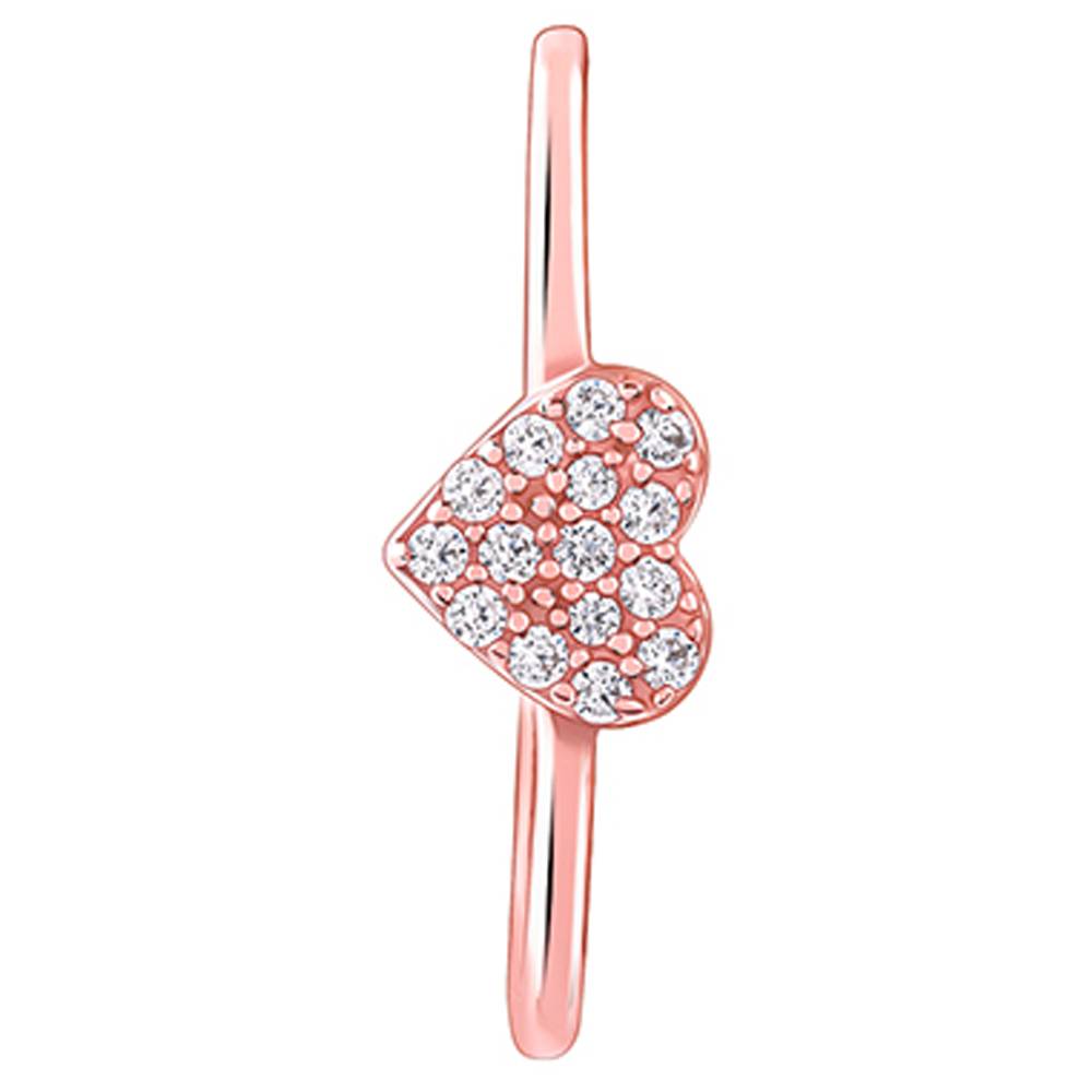 Giva 925 Silver Rose Gold Love Watch Band,Adjustable : WC048