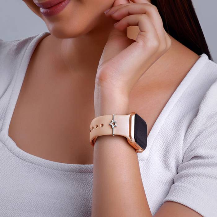 Giva 925 Silver Star Watch Band,Adjustable | Gifts For Women And Girls | With Certificate  : WC051