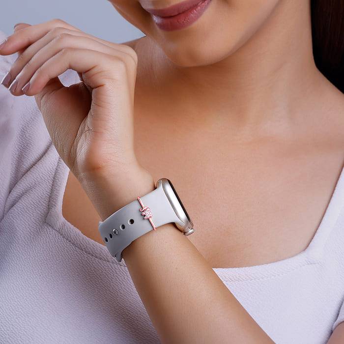 Giva 925 Silver Rose Gold Elephant Watch Band,Adjustable | Gifts For Women And Girls | Wit : WC052