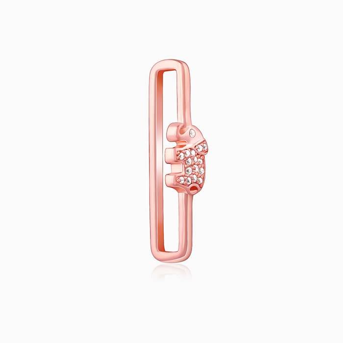 Giva 925 Silver Rose Gold Elephant Watch Band,Adjustable | Gifts For Women And Girls | Wit : WC052