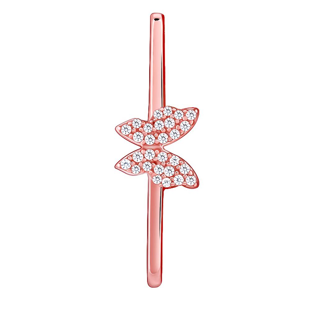 Rose Gold Butterfly Watch Band- Without Chain, Adjustable : WC053