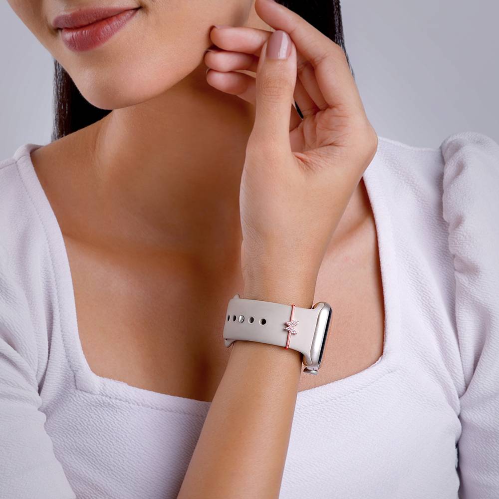 Rose Gold Butterfly Watch Band- Without Chain, Adjustable : WC053