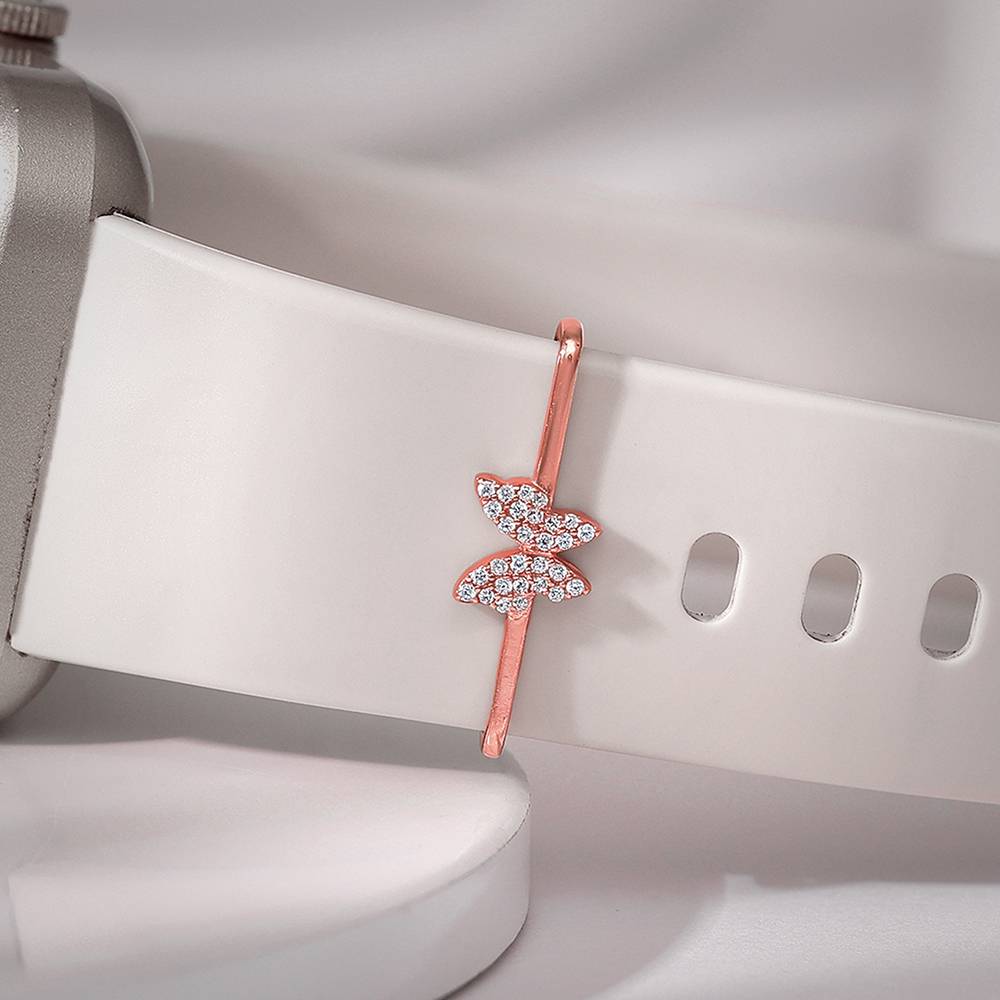 Rose Gold Butterfly Watch Band- Without Chain, Adjustable : WC053