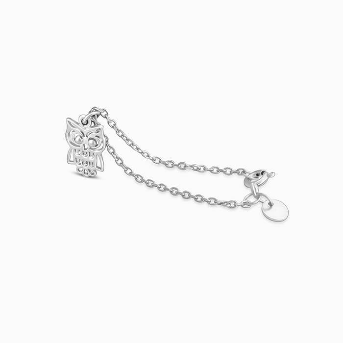 Giva 925 Silver Curious Owl Watch Charm - Without Chain, Fits In Bracelet, Pendant And Necklace | Gi : WC09