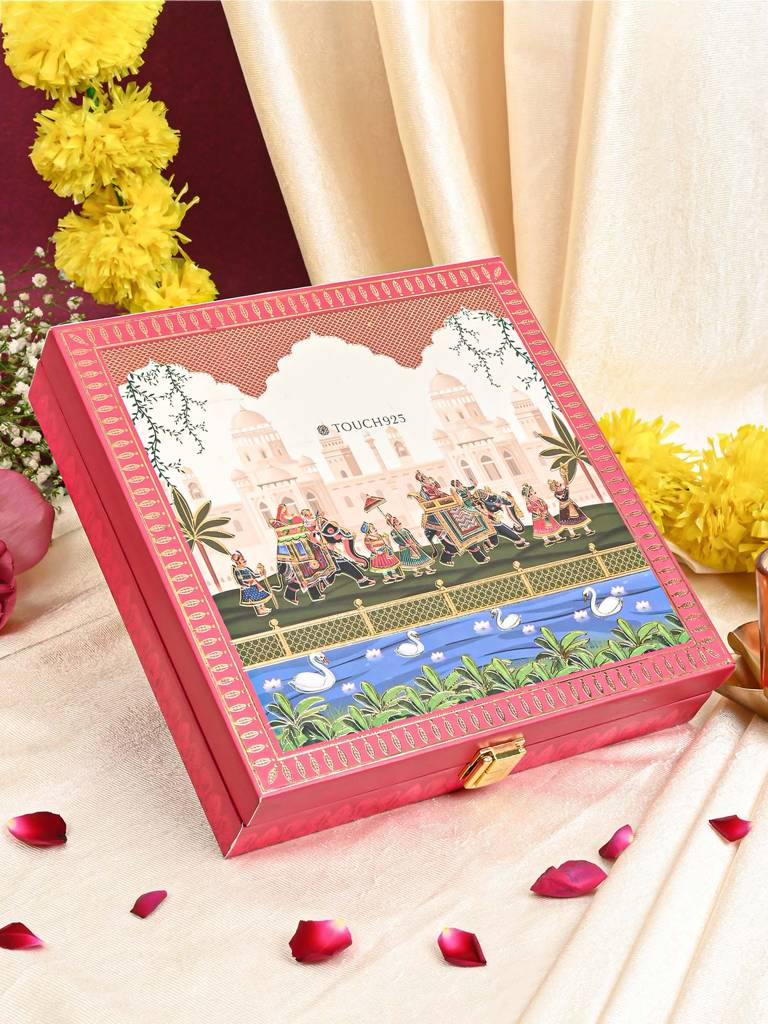 Saptapadi-Seven Steps 999 Silver Coin Box (7 Coins) : WCB11