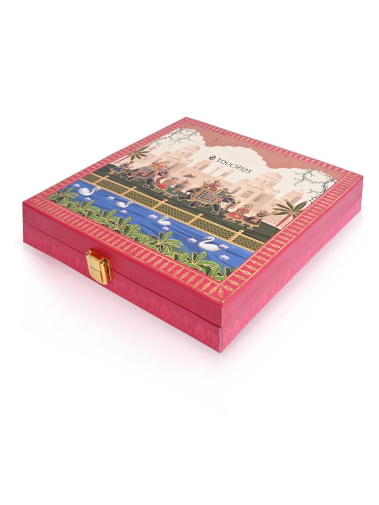 Saptapadi-Seven Steps 999 Silver Coin Box (7 Coins) : WCB11