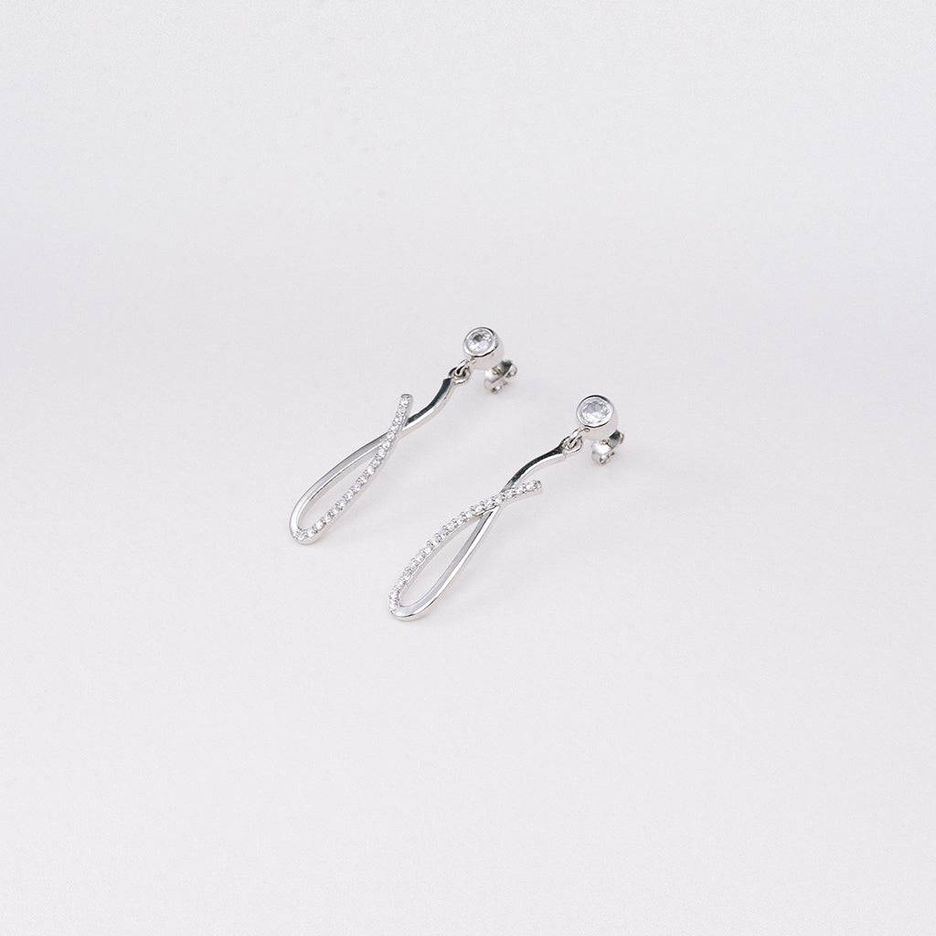 Twilight Elegance Infinity Earrings