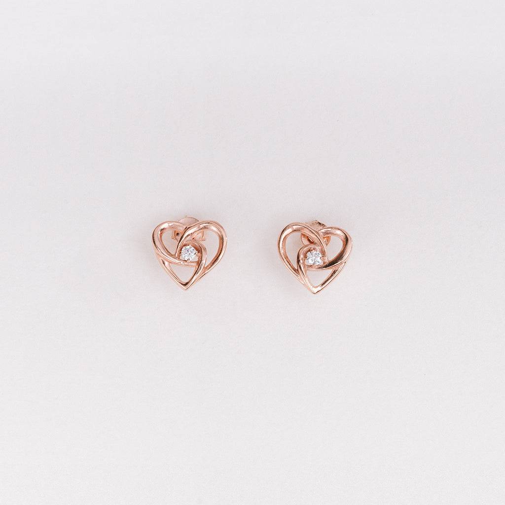 Radiant Love Stud Earrings