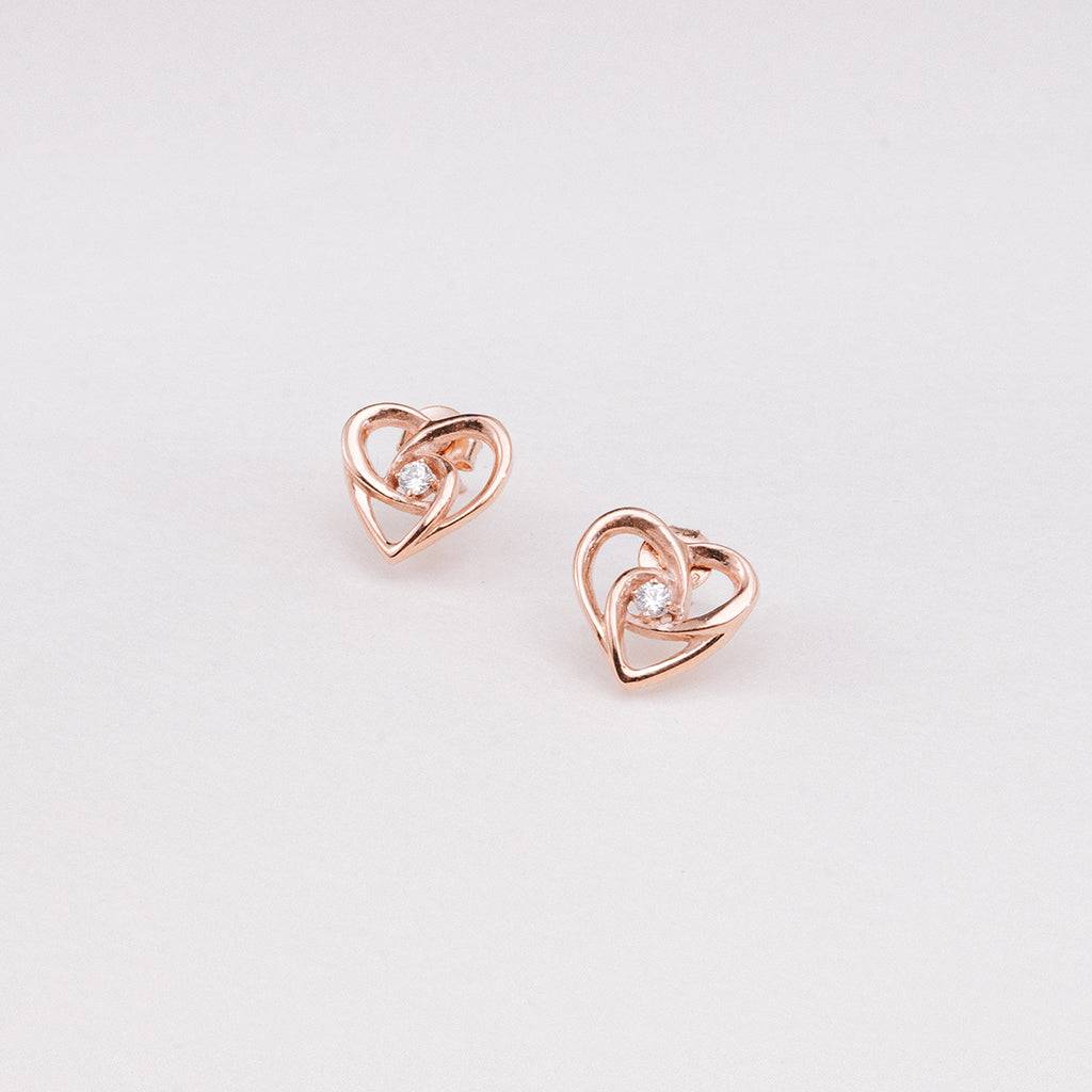 Radiant Love Stud Earrings