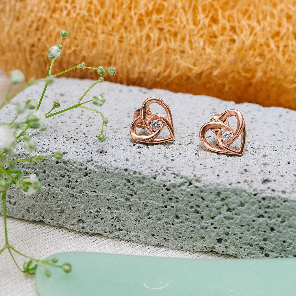 Radiant Love Stud Earrings