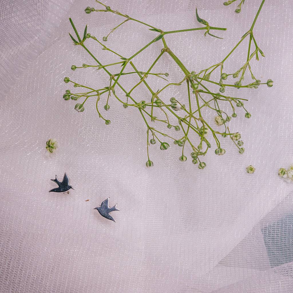 Bird Stud Earrings
