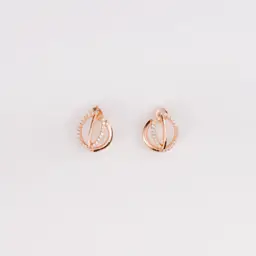 Twin Motif Stud Earrings