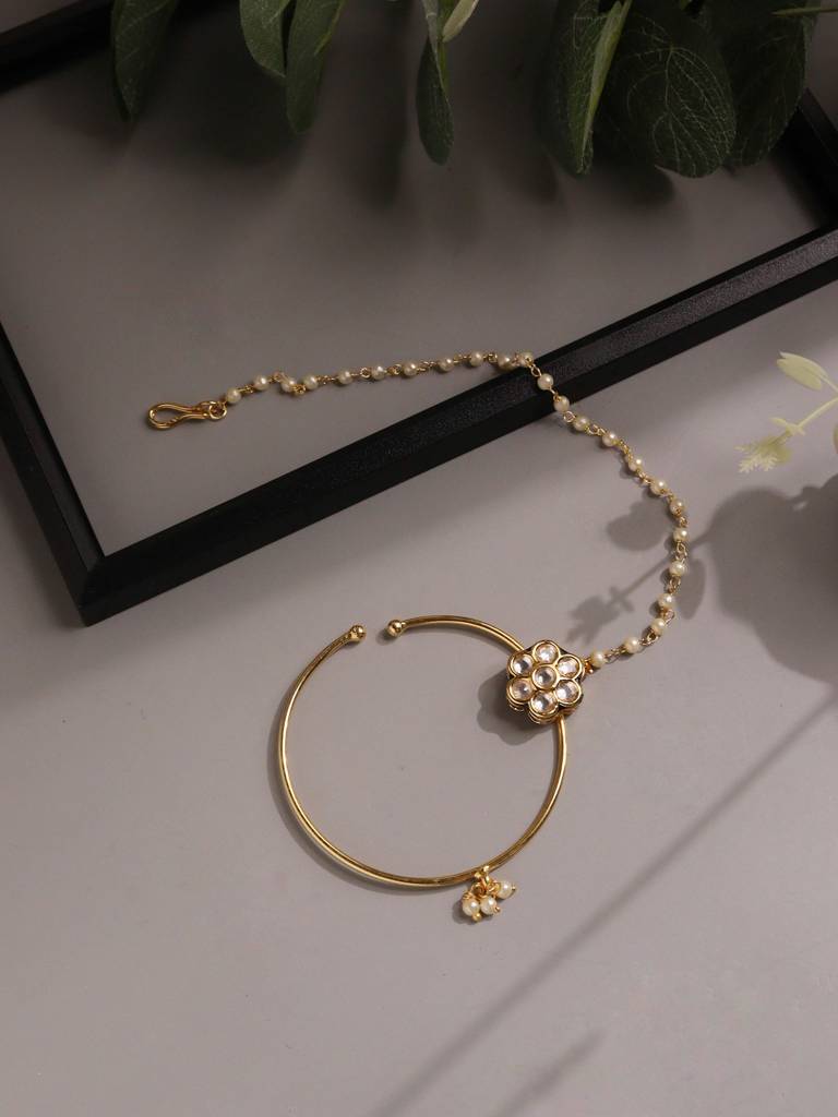 The Zoya Floral Kundan Nath : WFAE103