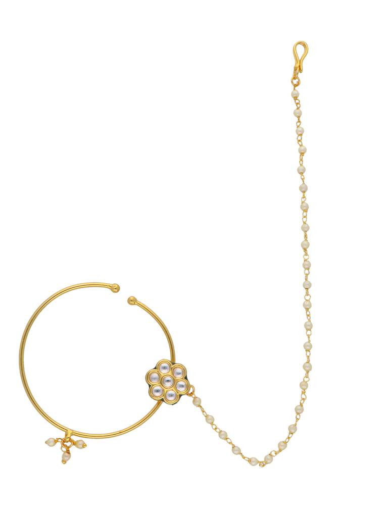 The Zoya Floral Kundan Nath : WFAE103