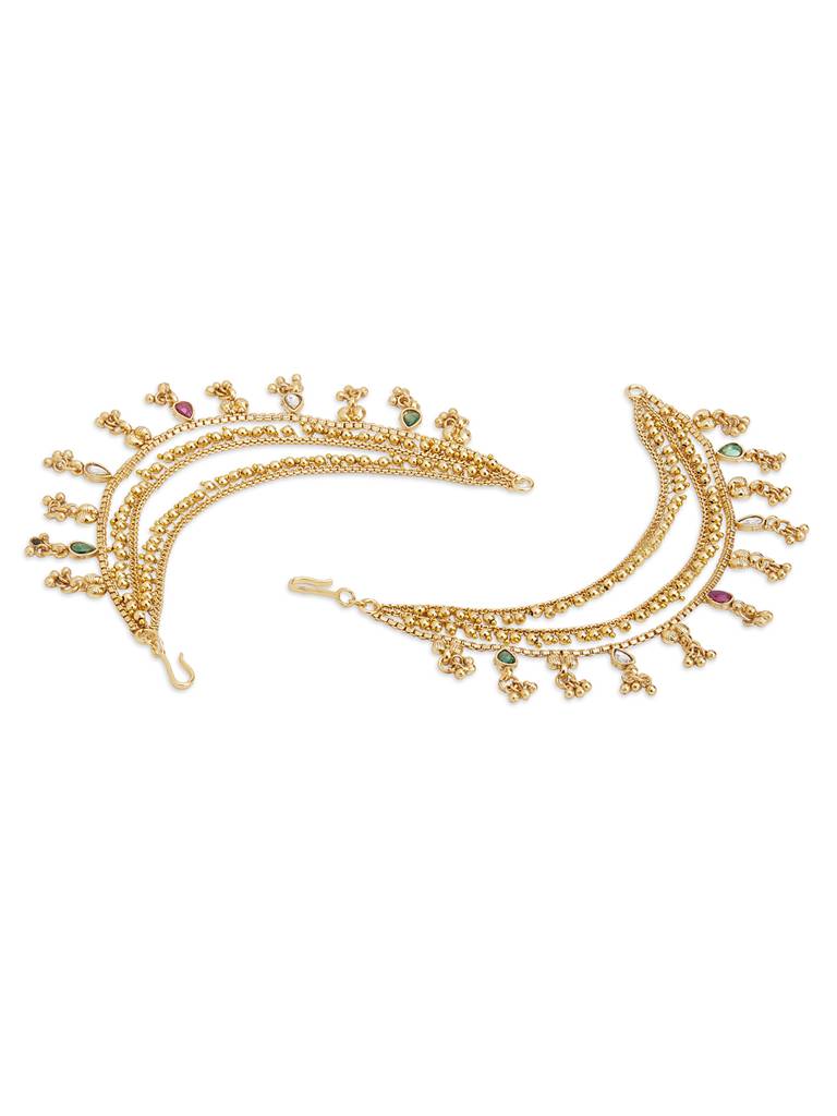 Golden Ghungroo Symphony Ear Chain : WFAE138