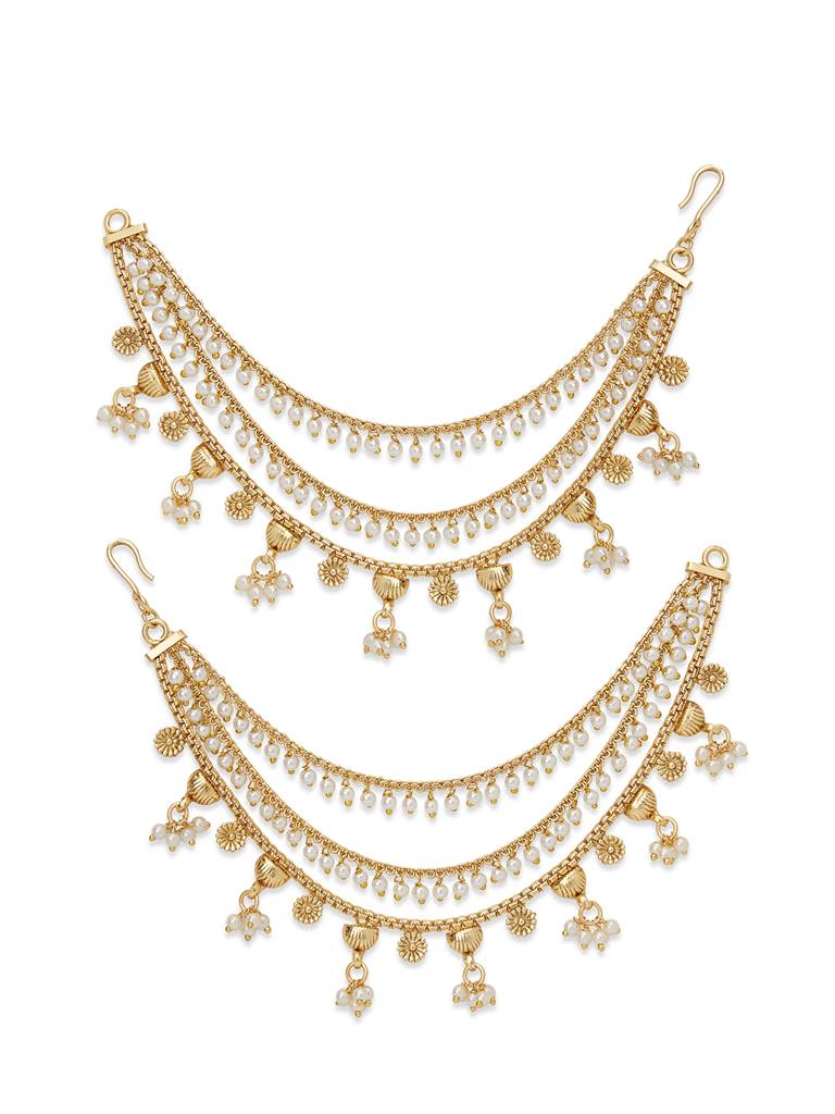 Pearly Princess Layered Ear Chain : WFAE139