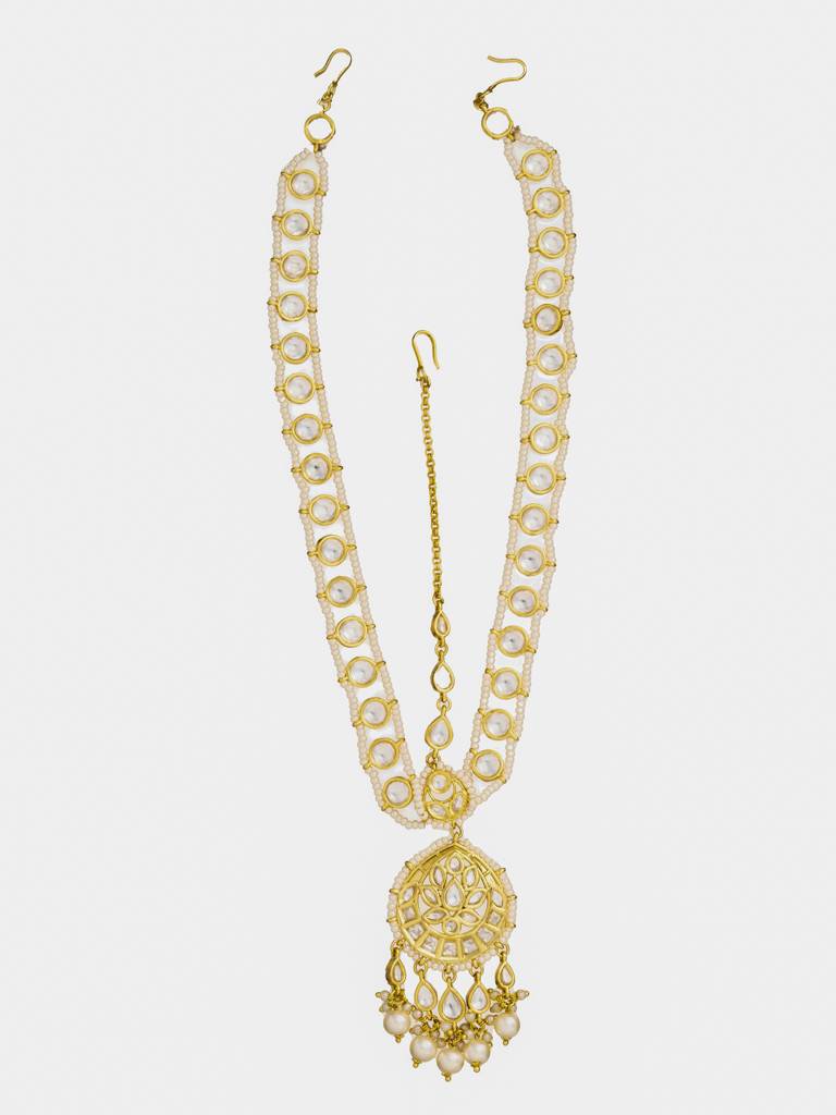 Golden Lotus Bloom: Exquisite 24K Gold Mathapatti : WFAE145