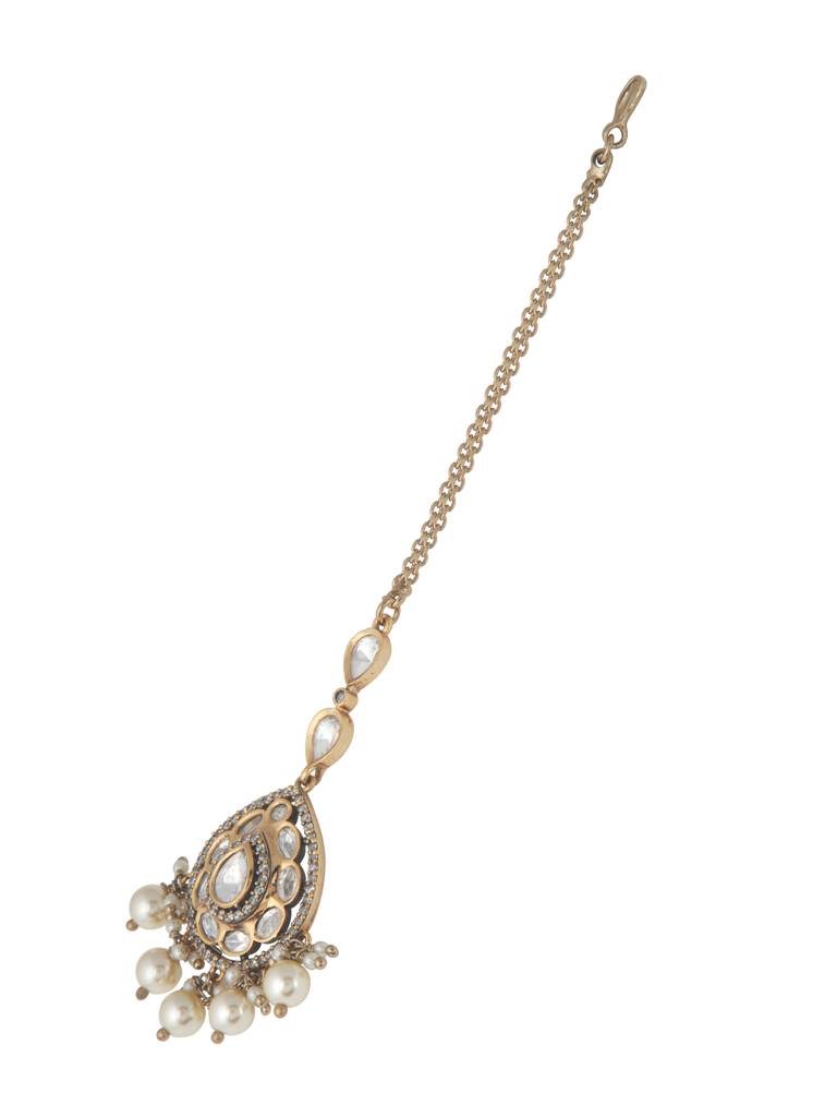 Vintage Charm Teardrop Maang Tikka : WFAE207