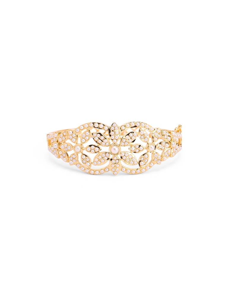 Meira Bloom Jadau Bangle : WFBE310