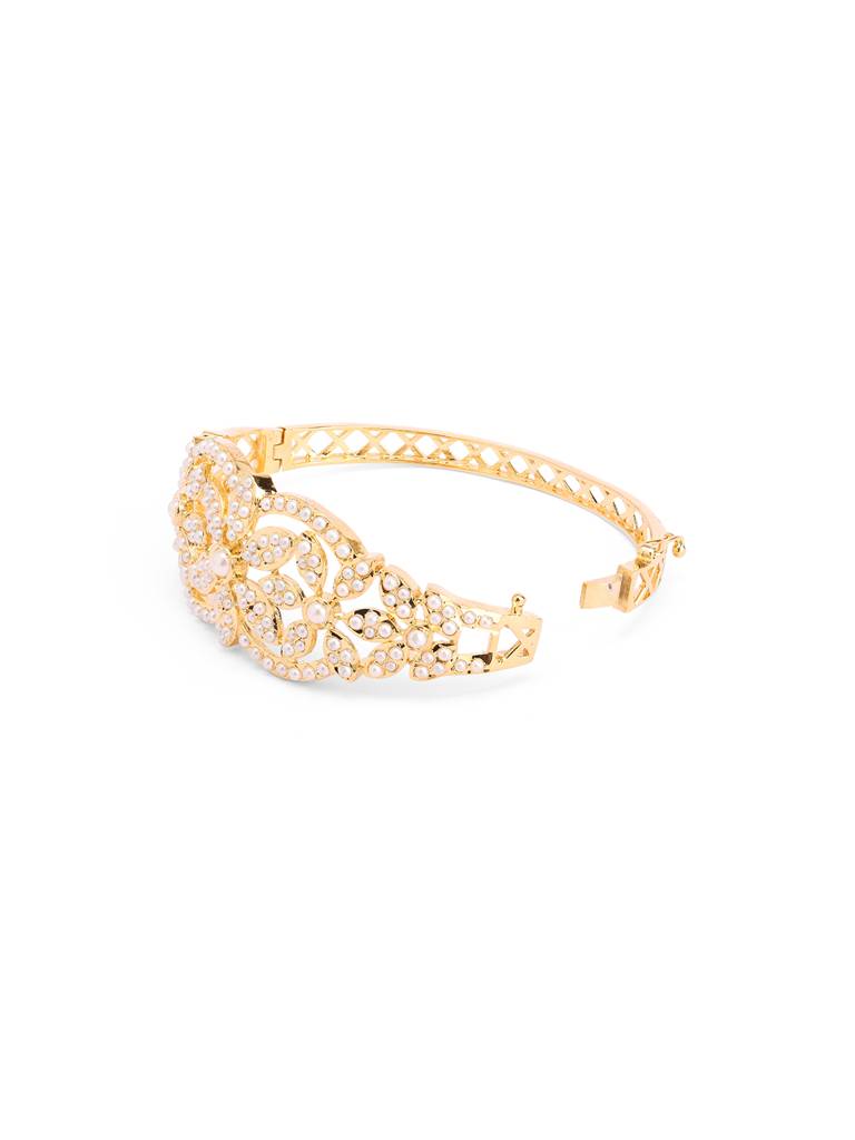 Meira Bloom Jadau Bangle : WFBE310