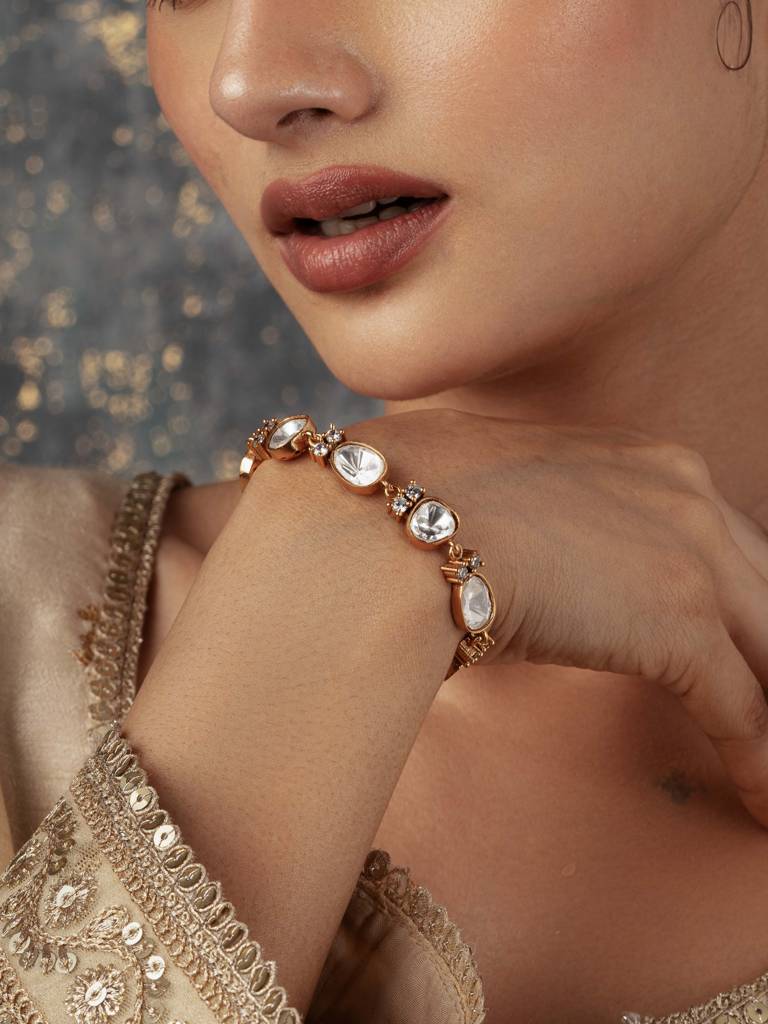 The "Riva" Polki Bracelet : WFBE316