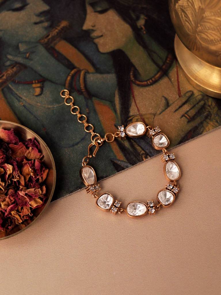 The "Riva" Polki Bracelet : WFBE316