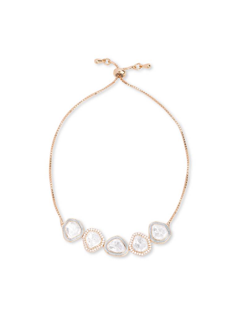 Meira Strings Of Kundan Adjustable Bracelet : WFBE317