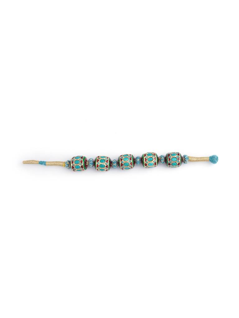 Enamelled Turquoise Bracelet : WFBE351