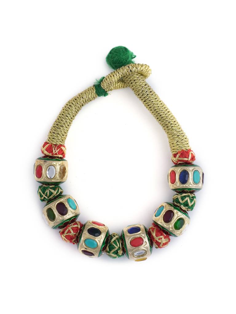 Navratna Orb Enamel Bracelet : WFBE353