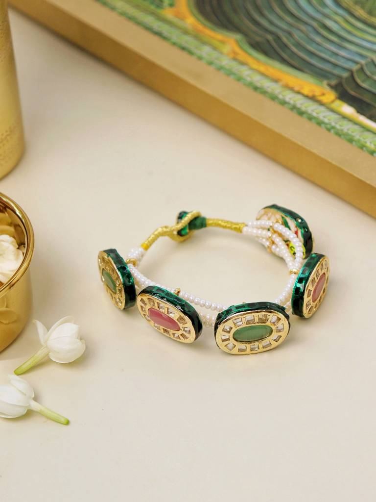 Pastel Hue Enamel Bracelet : WFBE354